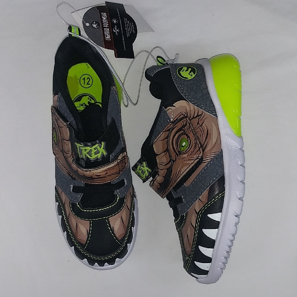 Kids Shoes - Black and Green